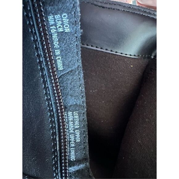 Earth Orion Black Leather Booties Size 9.5 - Picture 12 of 12